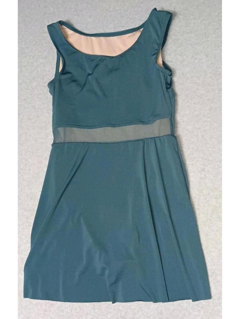 Weissman Dance Costume Dress Womens Size MA Blue Slit Side Sleeveless - Picture 8 of 9